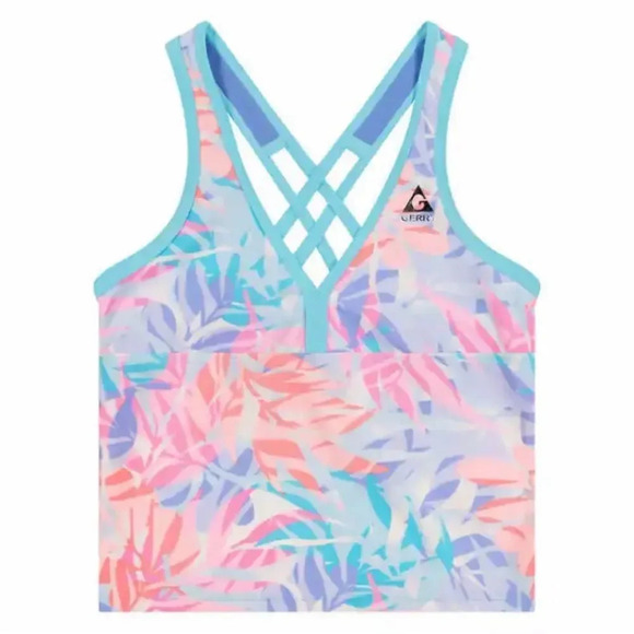 #15 Gerry Youth 3-piece Swim Set, Blue Pink Purple Large 14/16 - Picture 2 of 6